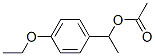 Benzenemethanol, 4-ethoxy-alpha-methyl-, acetate (9CI) Structure