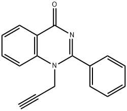 2-Phenyl-1-(2-propynyl)quinazolin-4(1H)-one 구조식 이미지