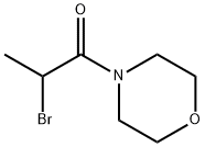 4-(2-BROMOPROPANOYL)MORPHOLINE 구조식 이미지