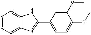 2-(3,4-DIMETHOXYPHENYL)-1H-BENZIMIDAZOLE 구조식 이미지