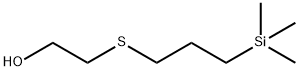 Ethanol,2-[[3-(trimetylsilyl)propyl]thio]- Structure