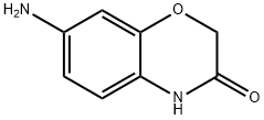 7-AMINO-2H-1,4-BENZOXAZIN-3(4H)-ONE 구조식 이미지