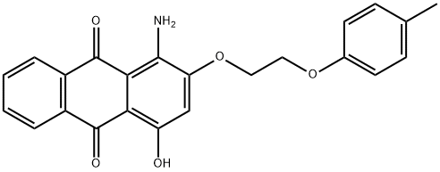 1-amino-4-hydroxy-2-[2-(4-methylphenoxy)ethoxy]anthraquinone 구조식 이미지