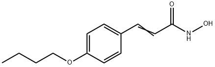 3-(p-부톡시페닐)-2-프로펜히드록삼산 구조식 이미지