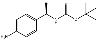 (R)-[1-(4-AMINO-PHENYL)-ETHYL]-CARBAMIC ACID TERT-BUTYL ESTER Structure