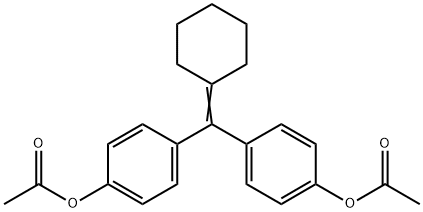 Cyclofenil 구조식 이미지