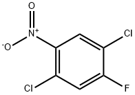 1,4-Dichloro-2-fluoro-5-nitro-benzene 구조식 이미지