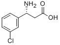 (R)-3-AMINO-3-(3-CHLORO-PHENYL)-PROPIONIC ACID 구조식 이미지