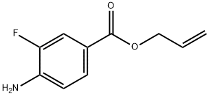 Benzoic acid, 4-amino-3-fluoro-, 2-propenyl ester (9CI) Structure