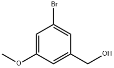 (3-브로모-5-메톡시페닐)메탄올 구조식 이미지