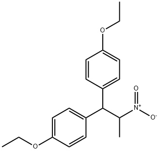 1,1-bis(p-ethoxyphenyl)-2-nitropropane Structure