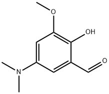 5-DIMETHYLAMINO-2-HYDROXY-3-METHOXYBENZALDEHYDE 구조식 이미지