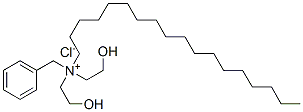 benzylbis(2-hydroxyethyl)octadecylammonium chloride Structure