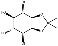 1,2-O-이소프로필리덴-미오-이노시톨 구조식 이미지