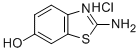 2-AMINO-6-BENZOTHIAZOLOL HCL Structure