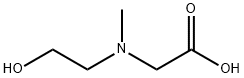(2-Hydroxyethyl)(methyl)aminoacetic acid 구조식 이미지