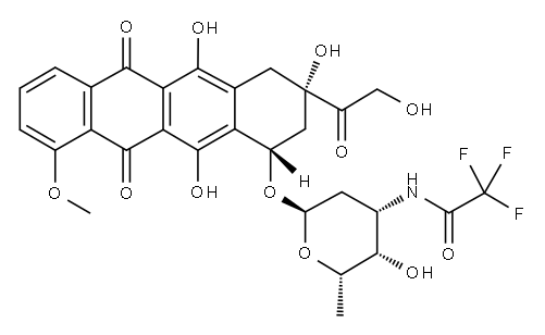 N-trifluoroacetyladriamycin Structure