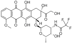 N-trifluoroacetyladriamycin Structure