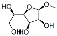 .beta.-D-Mannofuranoside, methyl Structure