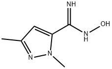 1H-Pyrazole-5-carboximidamide,N-hydroxy-1,3-dimethyl- Structure