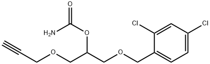 1-[(2,4-Dichlorophenyl)methoxy]-3-(2-propynyloxy)-2-propanol carbamate Structure
