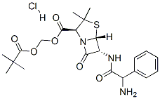 Pivampicillin Hydrochloride Structure