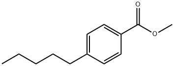 methyl p-pentylbenzoate  Structure