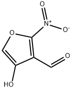 3-Furancarboxaldehyde, 4-hydroxy-2-nitro- (9CI) Structure