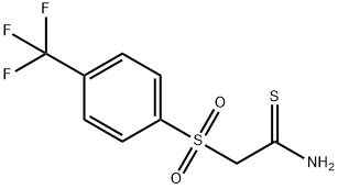 2-[[4-(트리플루오로메틸)페닐]술포닐]에탄에티오아미드 구조식 이미지
