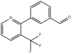 3-(3-(Trifluoromethyl)pyridin-2-yl)benzaldehyde Structure