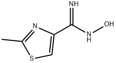 4-Thiazolecarboximidamide,N-hydroxy-2-methyl- Structure