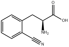 DL-2-Cyanophenylalanine 구조식 이미지
