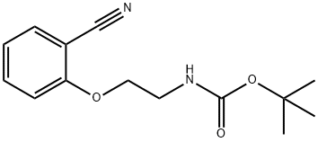 2-(Boc-aMino)ethoxylbenzonitrile Structure