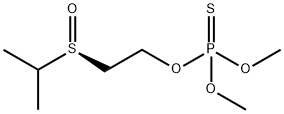 S-[2-(이소프로필술피닐)에틸]O,O-디메틸포스포로티오에이트 구조식 이미지
