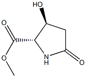 프롤린,3-하이드록시-5-옥소-,메틸에스테르,DL-트랜스-(8CI) 구조식 이미지