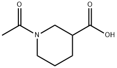 1-ACETYLPIPERIDINE-3-CARBOXYLIC ACID Structure