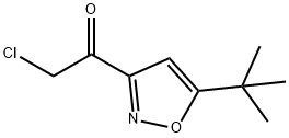 Ethanone, 2-chloro-1-[5-(1,1-dimethylethyl)-3-isoxazolyl]- (9CI) Structure