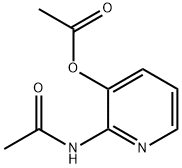 2-(Acetylamino)-3-pyridyl acetate 구조식 이미지