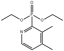 (3,4-디메틸-2-피리딜)포스폰산디에틸에스테르 구조식 이미지