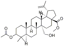 3-Acetoxy-27-hydroxy-20(29)-lupen
-28-oic acid methyl ester 구조식 이미지