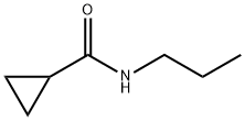 N-PROPYLCYCLOPROPANECARBOXAMIDE Structure