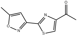 1-[2-(5-METHYL-3-ISOXAZOLYL)-1,3-THIAZOL-4-YL]-1-ETHANONE Structure