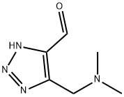 1H-1,2,3-Triazole-4-carboxaldehyde, 5-[(dimethylamino)methyl]- (9CI) 구조식 이미지