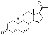 9β-Pregna-4,6-diene-3,20-dione Structure