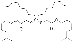 26401-97-8 diisooctyl 2,2'-[(dioctylstannylene)bis(thio)]diacetate 