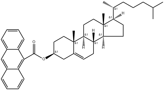 CHOLESTERYL 9-ANTHRACENECARBOXYLATE 구조식 이미지