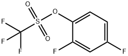 2,4-DIFLUOROPHENYL TRIFLUOROMETHANESULFONATE Structure