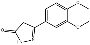 2,4-DIHYDRO-5-(3,4-DIMETHOXYPHENYL)-3H-PYRAZOL-3-ONE Structure