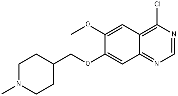 264208-72-2 4-Chloro-6-methoxy-7-[(1-methylpiperidin-4-yl)methoxy]quinazoline