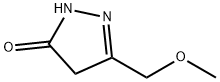 3H-Pyrazol-3-one, 2,4-dihydro-5-(methoxymethyl)- (9CI) Structure